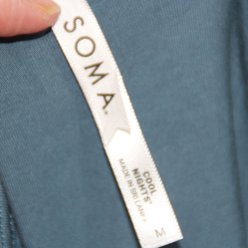 Soma Cool Nights Long Sleeve Scoop Neck and Tank Top Sleepwear Lot of 2 Sz. Med - Picture 7 of 15